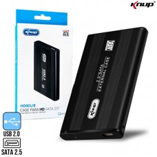 Case para HD Externo Sata 2.5 USB 2.0 KP-HD001/B Knup - Preto